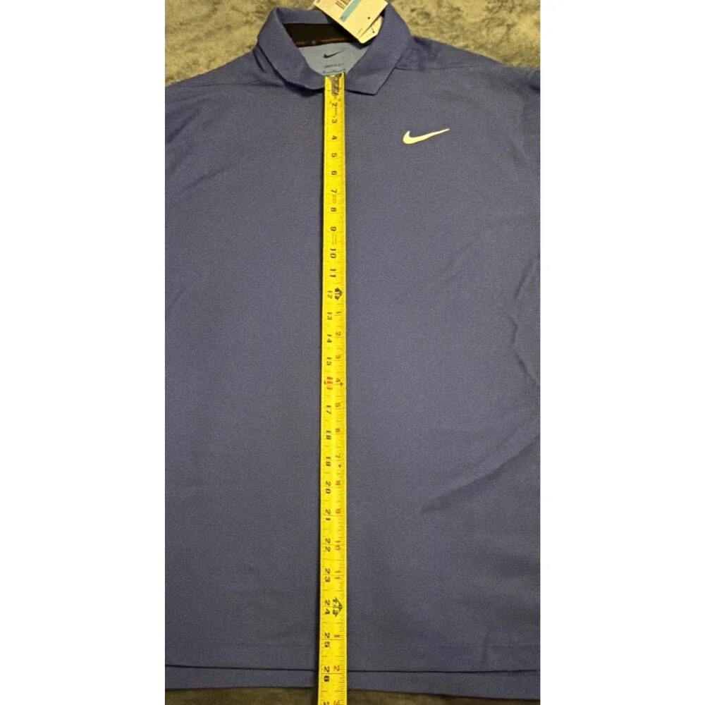 Medium Nike Tiger Woods TW Polo Mens Golf Shirt Dri Fit DR5314-430